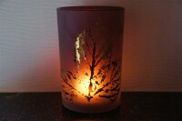 Windlicht Blatt