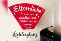 Kaffeefiltert&uuml;tenhalter ELTERNLIEBE rot