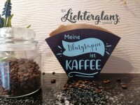 Kaffeefiltert&uuml;tenhalter BLUTGRUPPE