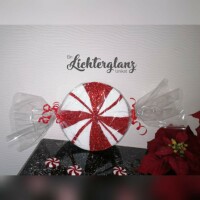 Weihnachtsbonbon rot/wei&szlig; 20 cm
