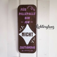 Holzbild PILLEPALLE braun