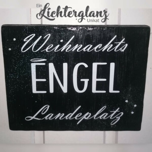 Holzbild WEIHNACHTENGEL