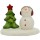 Schneemann mit Weihnachtsbaum
