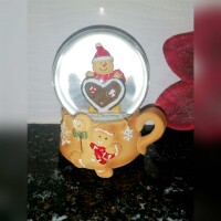 Schneekugel LEBKUCHEN