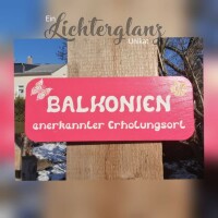Holzbild BALKONIEN