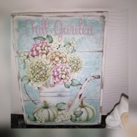 Vintage-Bild FALL GARDEN