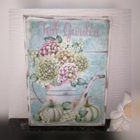 Vintage-Bild FALL GARDEN
