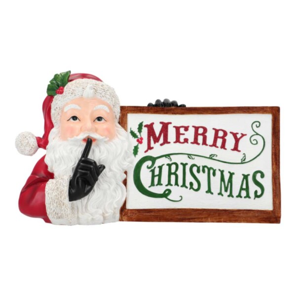 Weihnachtsmann Tafel Merry Christmas Aufsteller