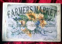 Vintage-Bild FARMERS MARKET
