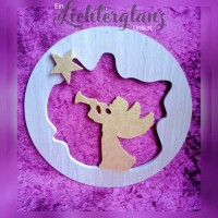 Holzbild Engel
