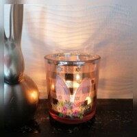 Windlicht Glas Ostern