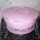 Metalldose rosa vintage