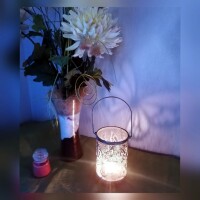 Windlicht Metall Schmetterling