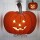 K&uuml;rbis Halloween Holz Handmade Wanddeko