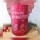 Windlicht Glas LED Weihnachten rot