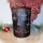 Windlicht Weihnachten Winter Glas LED Timer braun