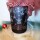 Windlicht Weihnachten Winter Glas LED Timer braun