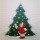 Holzbild Tannenbaum Engel Schnee