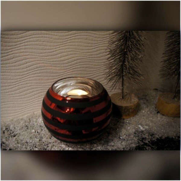 Kugelwindlicht Glas mittel