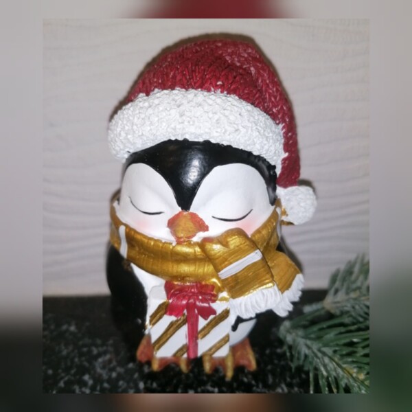 Pinguin rot gold